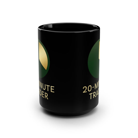 20-Minute Trader® Black Mug - Tall