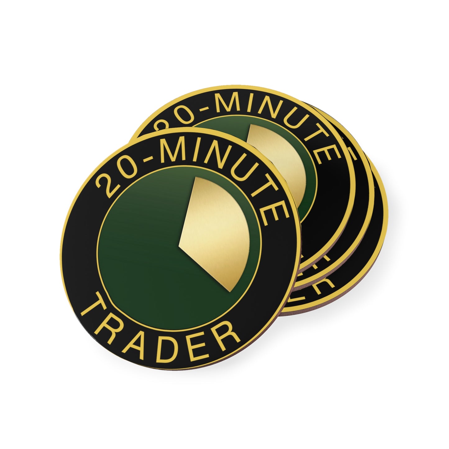 20-Minute Trader® Logo Coasters