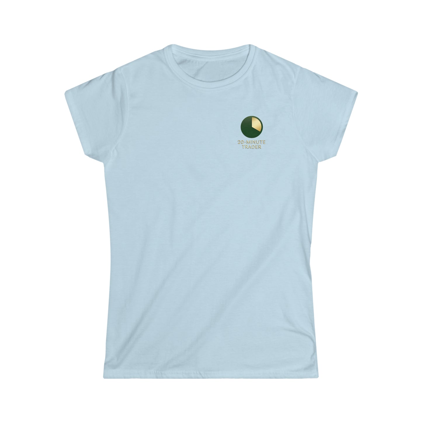20-Minute Trader® Clock Logo Women's Softstyle Tee