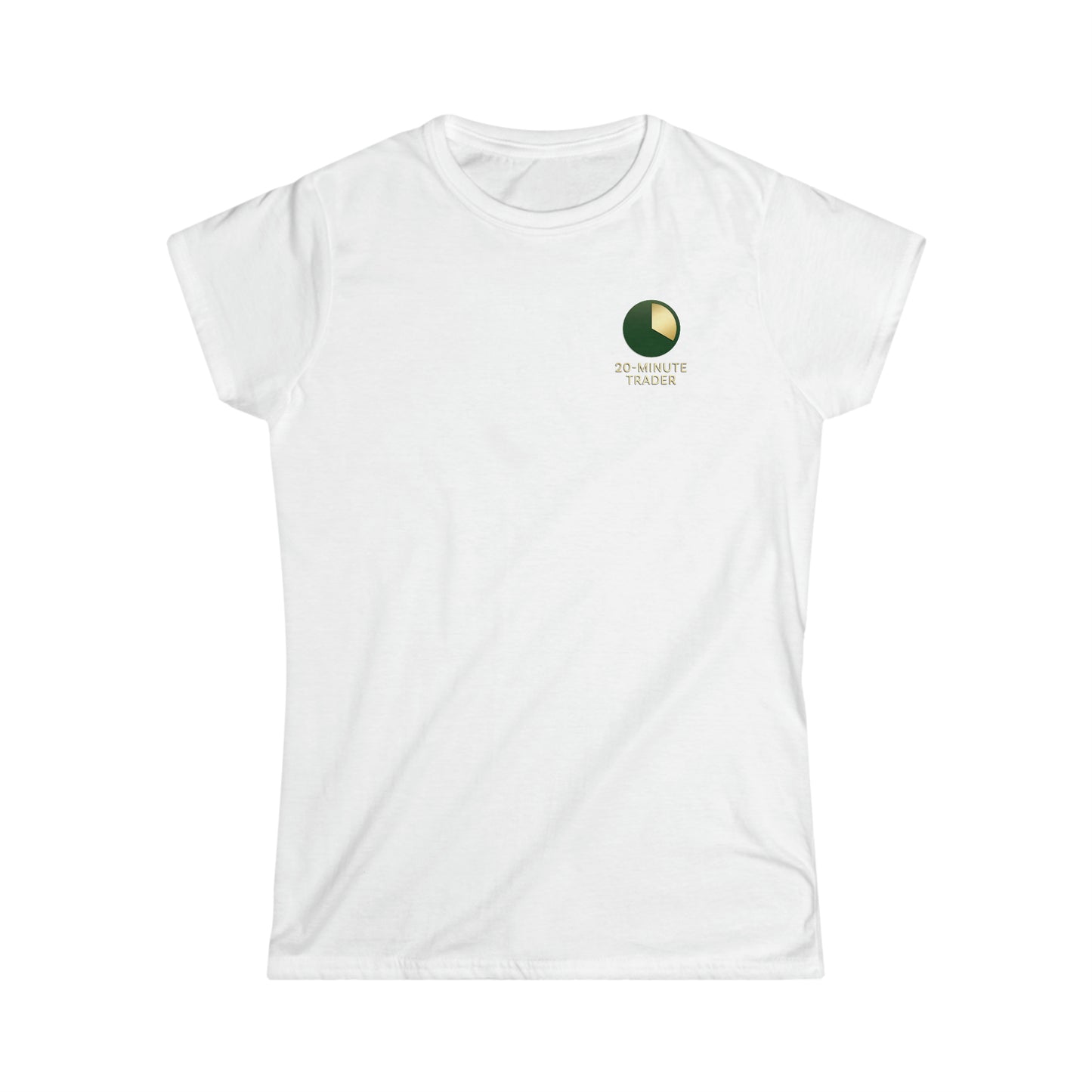 20-Minute Trader® Clock Logo Women's Softstyle Tee