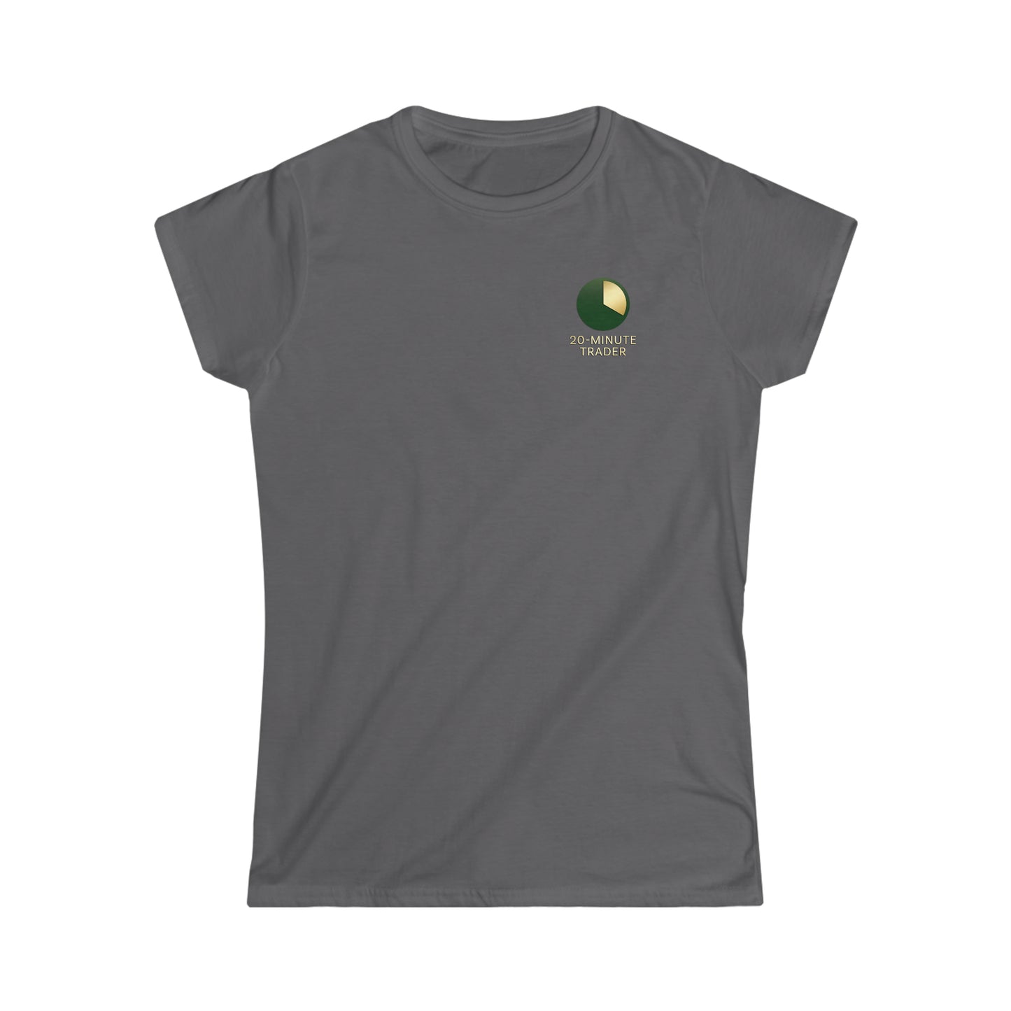 20-Minute Trader® Clock Logo Women's Softstyle Tee