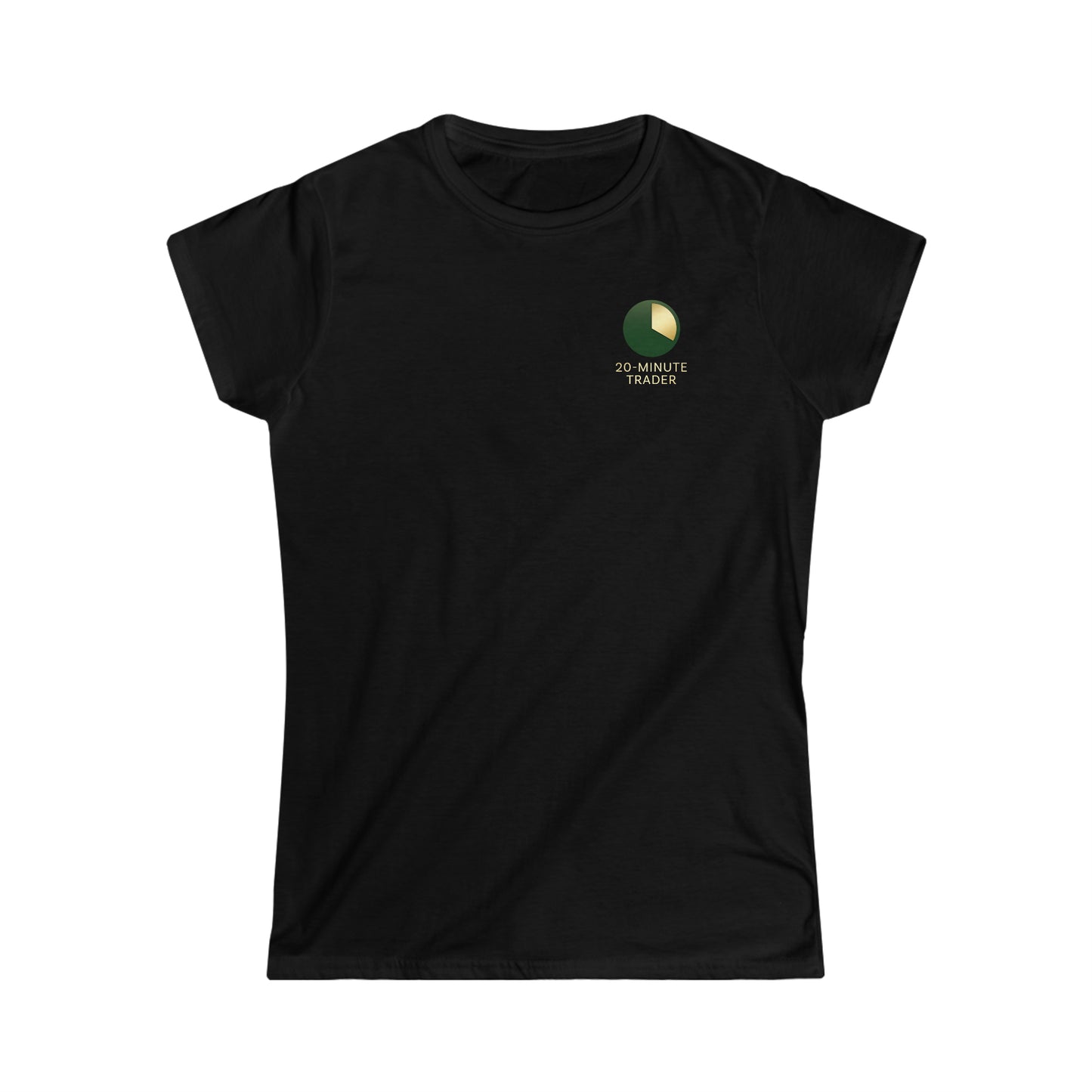 20-Minute Trader® Clock Logo Women's Softstyle Tee